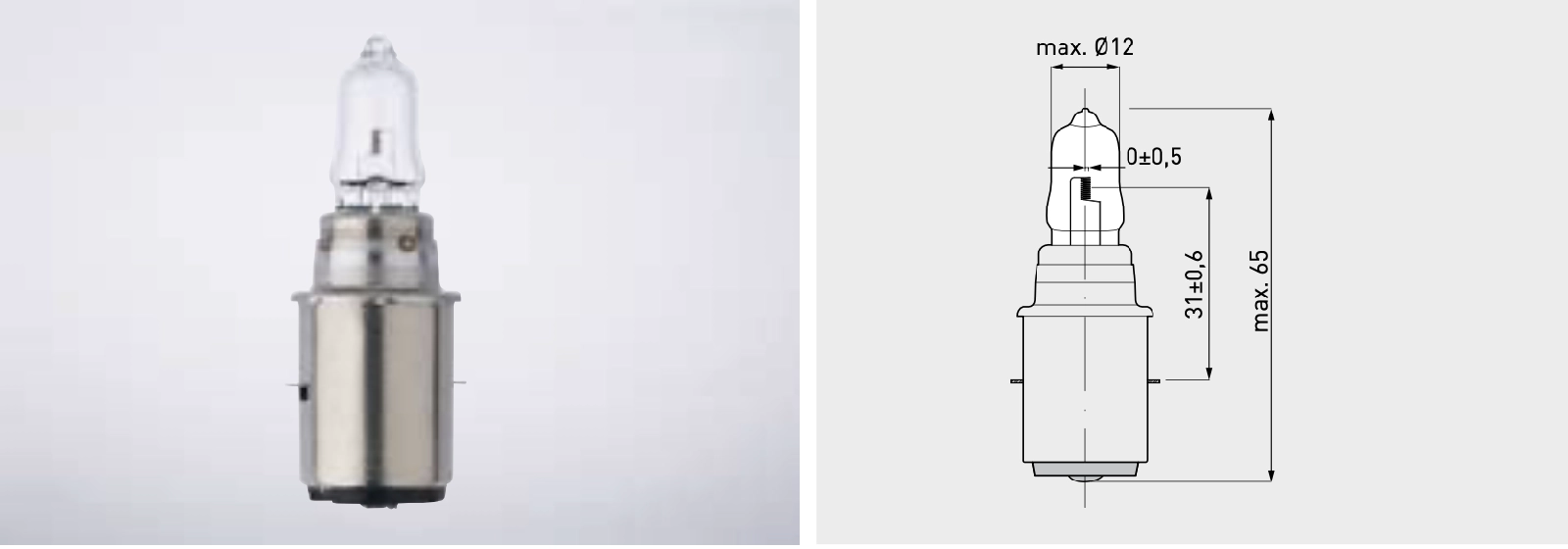 Лампа галогенная Dr.Fischer 30W 10.5V BA20s 2Y