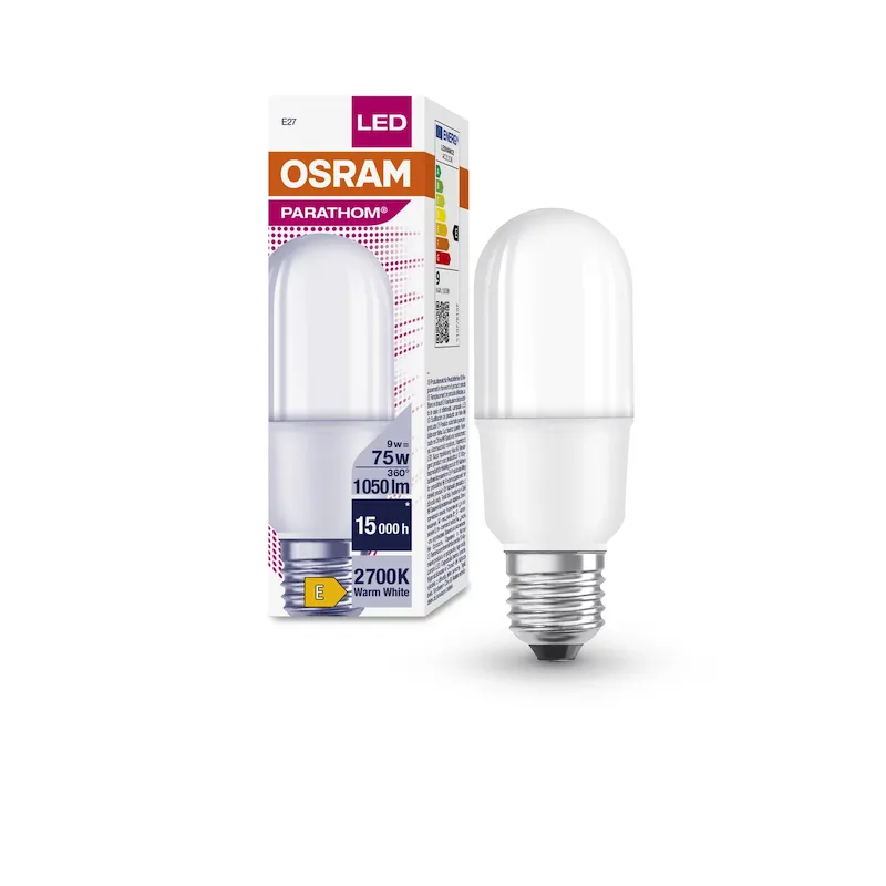 Лампа светодиодная 9W/2700K (=75W) E27 PARATHOM STICK OSRAM