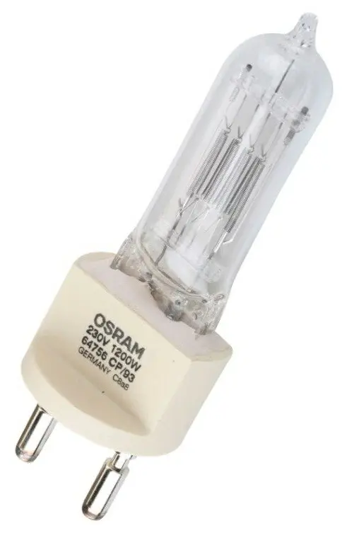Лампа галогенная специальная 64756 230V 1200W G22 CP/93 OSRAM
