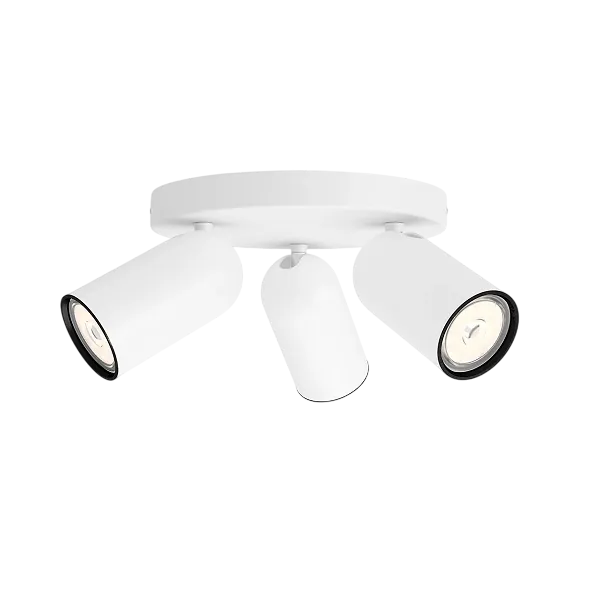 детальное изображение Светильник накладной СПОТ 3xGU10 230V PONGEE plate/spiral white PHILIPS 915005531101