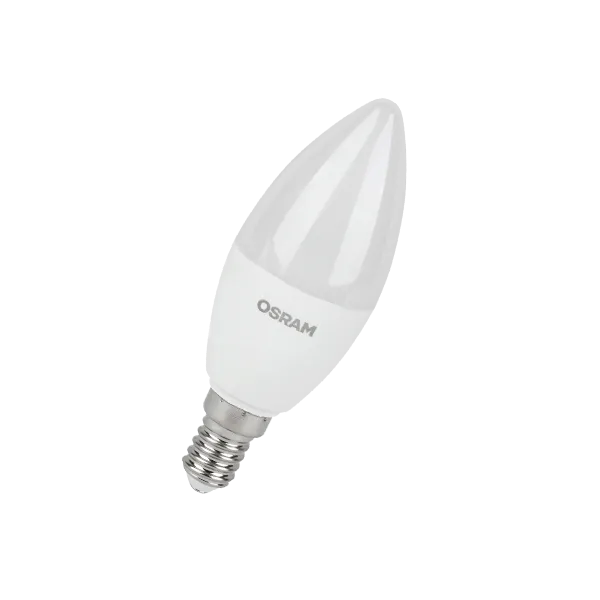 детальное изображение Лампа светодиодная LV 12SW/6500K (=100W) E14 LED Value 2Y Свеча OSRAM 4099854308727