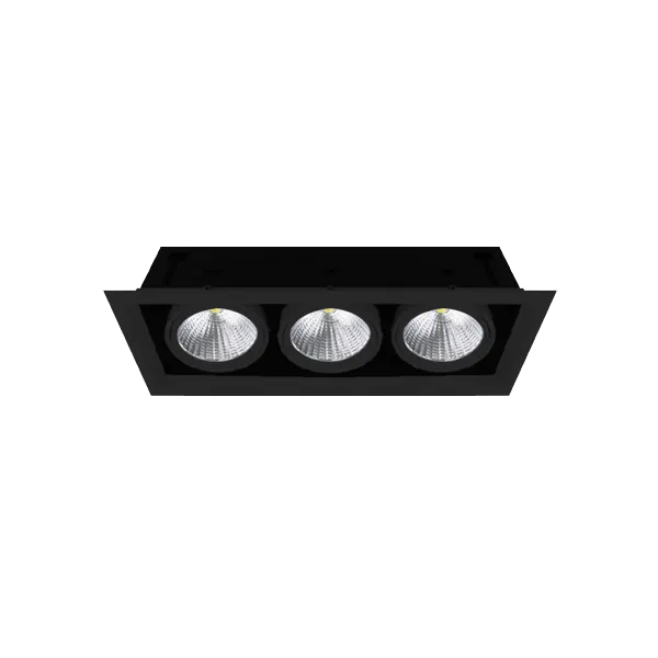 детальное изображение Светильник светодиодный карданный 3x30W 3000K 7200Lm Чёрный FL-LED Grille-111-3 FOTON LIGHTING 613196