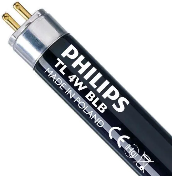 детальное изображение Лампа ультрафиолетовая TL 4W/108 G5 BLB Чёрное стекло PHILIPS 928000010803