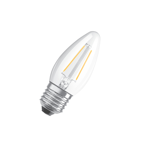 детальное изображение Лампа светодиодная филаментная 4W/2700K (=40W) E27 Прозрачная PARATHOM FILAMENT OSRAM 4058075591479