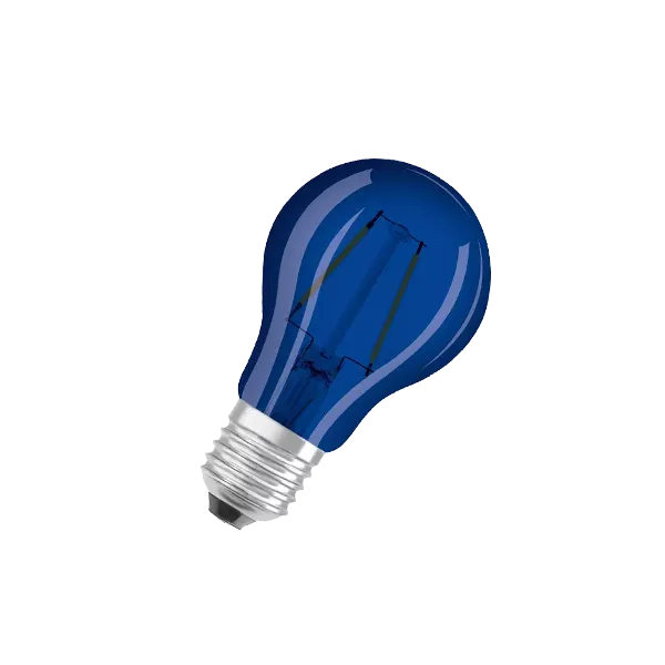 детальное изображение Лампа светодиодная филаментная синяя 2.5W (=15W) E27 LED STAR 3Y OSRAM 4058075434004