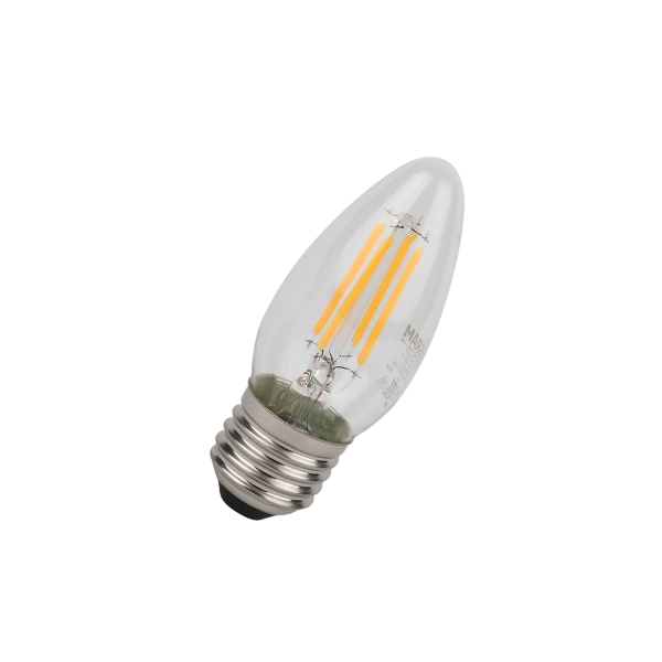 детальное изображение Лампа светодиодная филаментная 4W/4000K (=40W) E27 Свеча LED STAR 5Y FILAMENT OSRAM 4058075687844