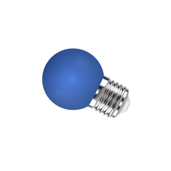 детальное изображение Лампа светодиодная декоративная 1W/E27 BLUE (Синий) 230V - FOTON LIGHTING 608222
