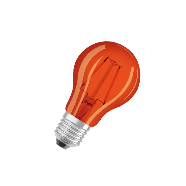 детальное изображение Лампа светодиодная филаментная оранжевая 2.5W (=15W) E27 LED STAR 3Y OSRAM 4058075433960